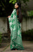 MISS JULIYANA PRIMUM COTTON JAIPUR BAGRU PRINTED COTTON MULMUL MINT GREEN SAREE