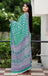 MISS JULIYANA PRIMUM COTTON JAIPUR BAGRU PRINTED COTTON MULMUL MINT GREEN SAREE