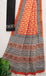 MISS JULIYANA PRIMUM COTTON JAIPUR BAGRU PRINTED COTTON MULMUL ORANGE SAREE