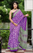 MISS JULIYANA PRIMUM COTTON JAIPUR BAGRU PRINTED COTTON MULMUL PURPEL SAREE
