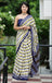 MISS JULIYANA PRIMUM COTTON JAIPUR BAGRU PRINTED COTTON MULMUL GREEN SAREE