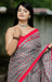MISS JULIYANA PRIMUM COTTON JAIPUR BAGRU PRINTED COTTON MULMUL GREY SAREE