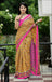 MISS JULIYANA PRIMUM COTTON JAIPUR BAGRU PRINTED COTTON MULMUL YELLOW SAREE