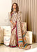 NIRMALA PURE MULMUL COTTON HAND BLOCK PRINT MAROON SAREE