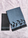 PADMAVATI PURE MULMUL COTTON FANCY HAND BLOCK PRINT GREY SAREE