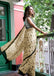PANCHI INDIAN STYLE PURE COTTON BLOCK PRINT CREAM SAREE