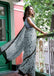 PANCHI INDIAN STYLE PURE COTTON BLOCK PRINT GREY SAREE