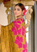 FLORAL BATIK HAND BLOCK STYLE PRINT MULMUL COTTON MUSTARD SAREE