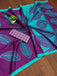 PRANAVI PURE MULMUL MORDAN HAND BLOCK PRINTD PURPLE SAREE