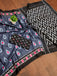 PREKSHA PURE MULMUL IKKAT HAND BLOCK PRINTD GREY SAREE
