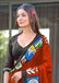 BAGRU BLOCK PRINT  MULMUL COTTON RED SAREE
