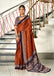 SANMATHI PURE MULMUL COTTON BANDHANI PRINTD RUST ORANGE SAREE