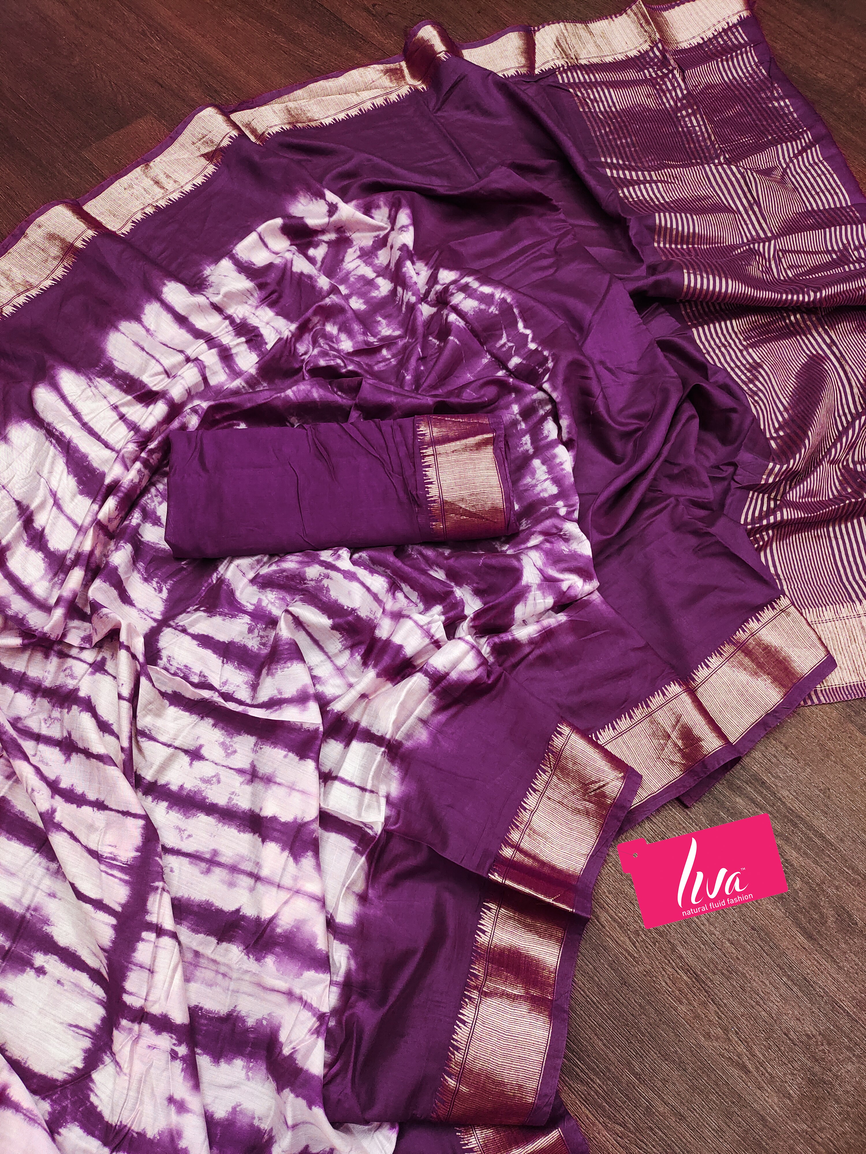 SELFI15 PRIMUM ASSAM SILK NECHRAL SOFT MATIRYAL PURPLE SAREE