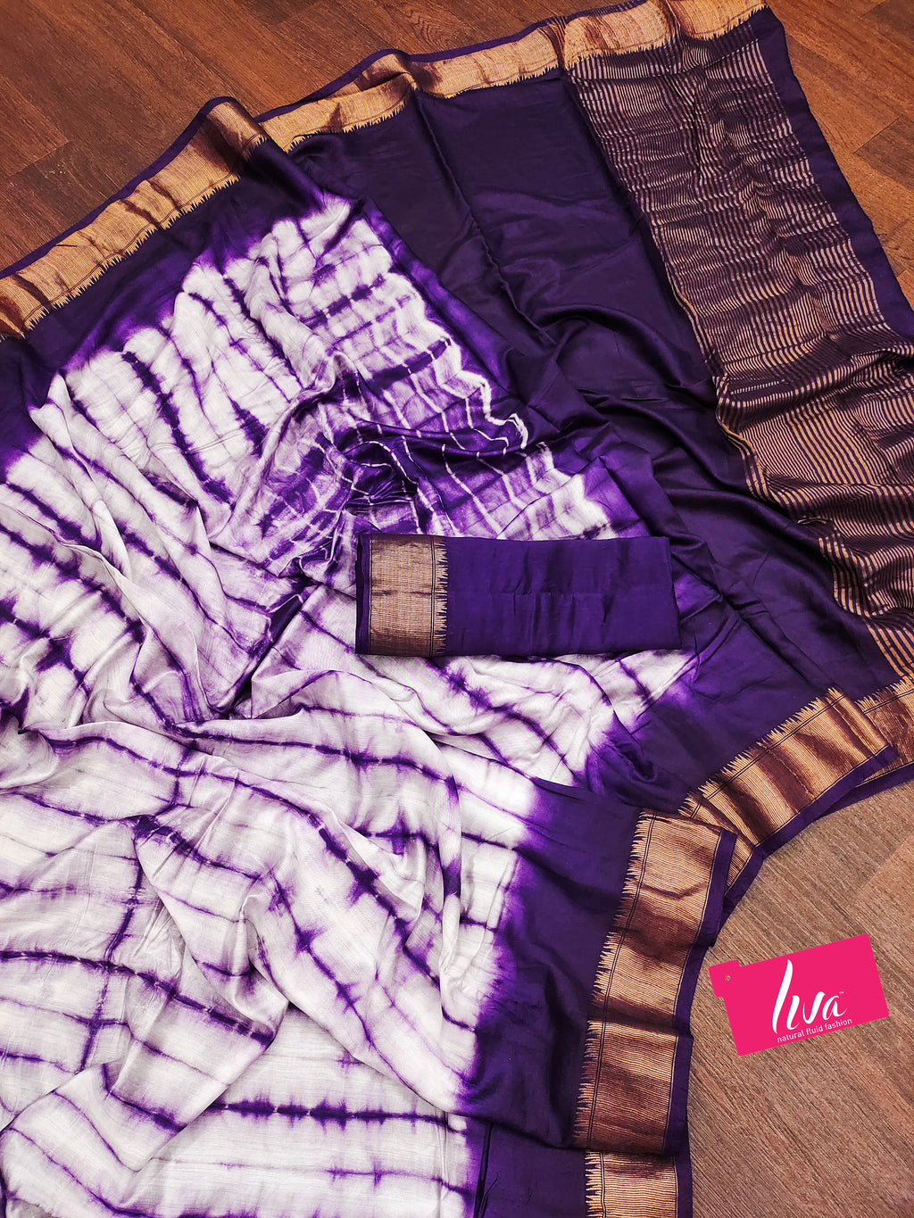 SELFI15 PRIMUM ASSAM SILK NECHRAL SOFT MATIRYAL VIOLET SAREE