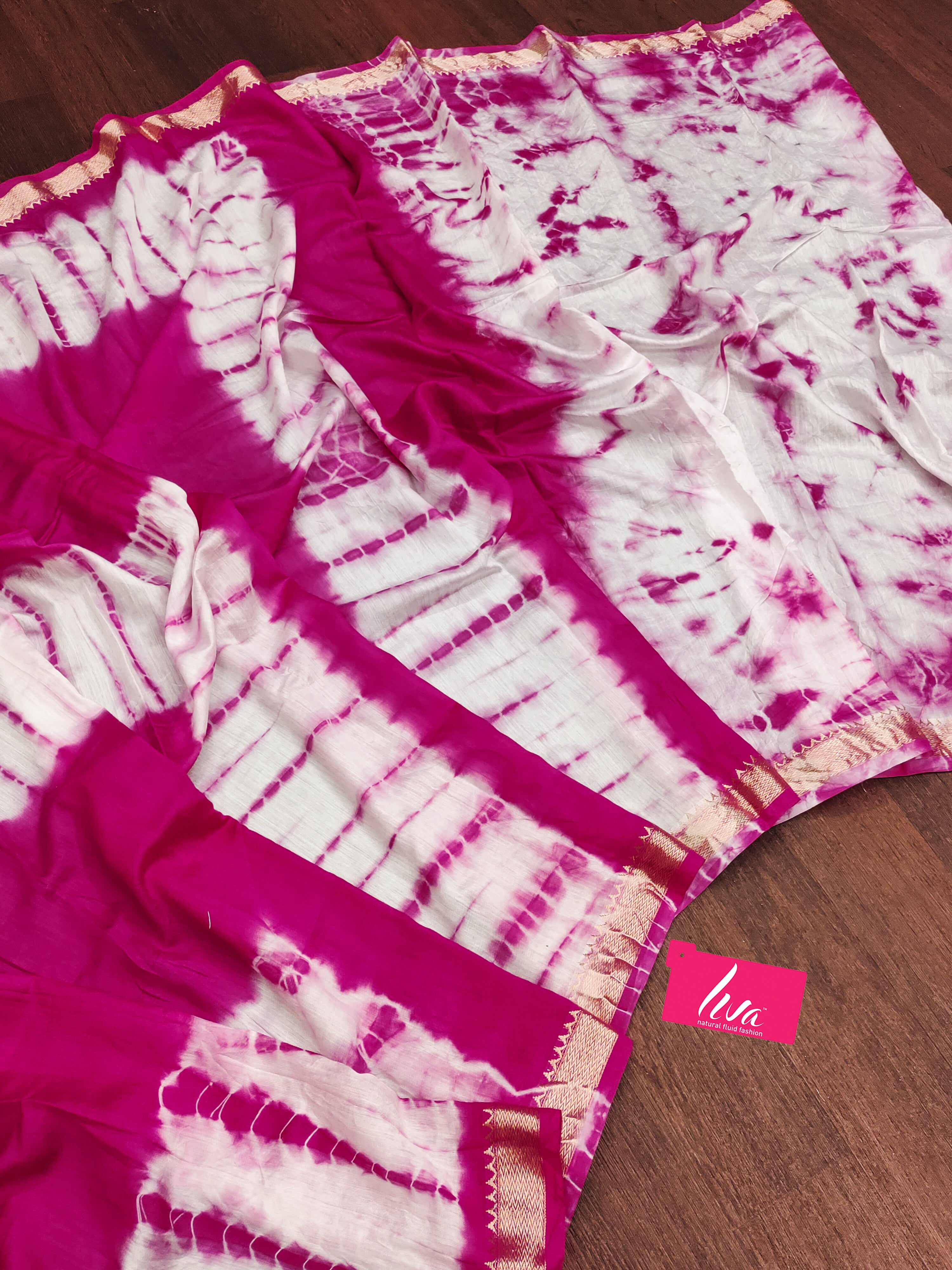 SELFI32 PRIMIUM MASLIN SILK NECHRAL SOFT MATIRYAL JACQUARD BORDER PINK SAREE