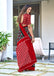 SIMRAN PURE MULMUL COTTON IKKAT  PRINTED BLACK SAREE