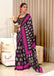 SITARA PURE MULMUL COTTON HAND BLOCK PRINTD BROWN SAREE