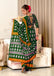 SITARA PURE MULMUL COTTON HAND BLOCK PRINTD GREEN SAREE