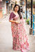 SMC PURE SOFT MULMUL COTTON HAND-BLOCK PRINT PINK SAREE