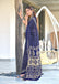 VICTORIYA PURE MULMUL COTTON HAND BANDHANI BLOCK PRINT BLUE SAREE