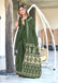 VICTORIYA PURE MULMUL COTTON HAND BANDHANI BLOCK PRINT GREEN SAREE