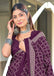 VICTORIYA PURE MULMUL COTTON HAND BANDHANI BLOCK PRINT PURPLE SAREE