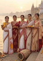 MULMUL COTTON HAND BLOCK PRINTE WITH HEVY EMBROIDERY LACE WHITE AND YELLOW SAREE WITH BLOUSE