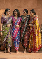 SOFT MASLIN MULMUL COTTON WITH HEVY ZARI BORDER YELLOW SAREE WITH BLOUSE