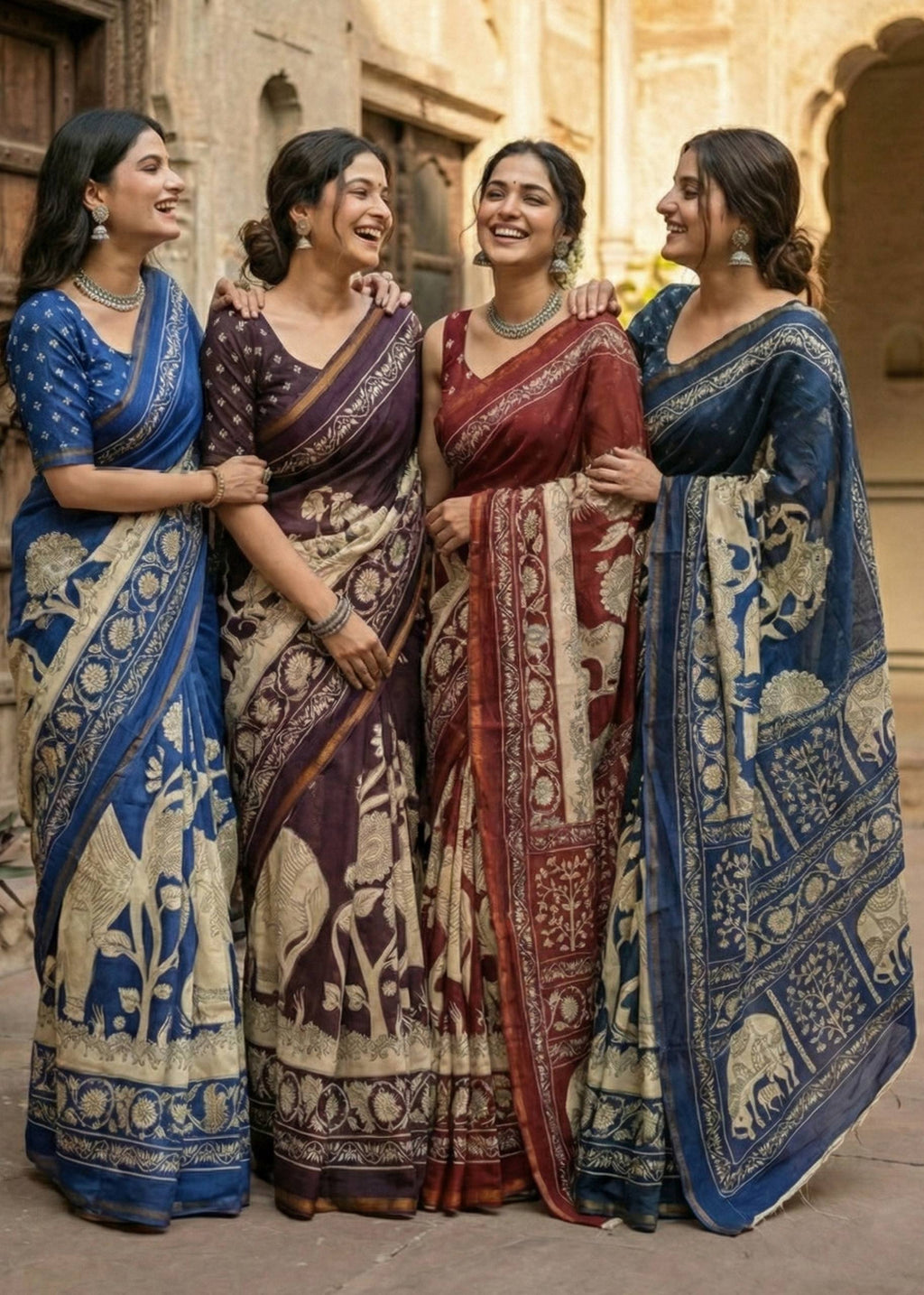 SOFT MASLIN COTTON WITH HEVY ZARI BORDER PURPLE SAREE WITH BLOUSE