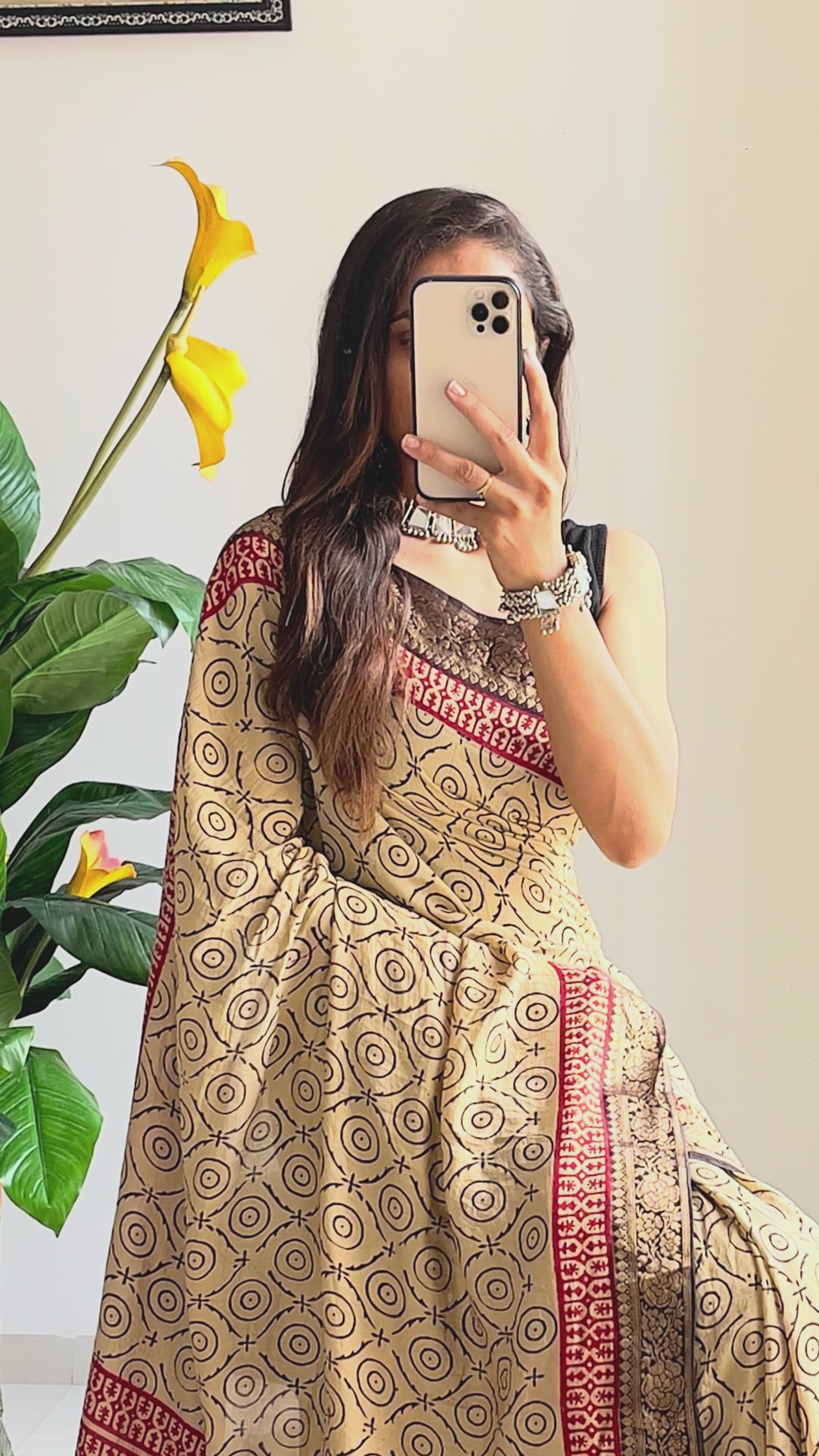 ASSAM SILK NATURAL CELLULOSE NYLON AND VISCOSE ZARI WEAVING BEIGE SAREE