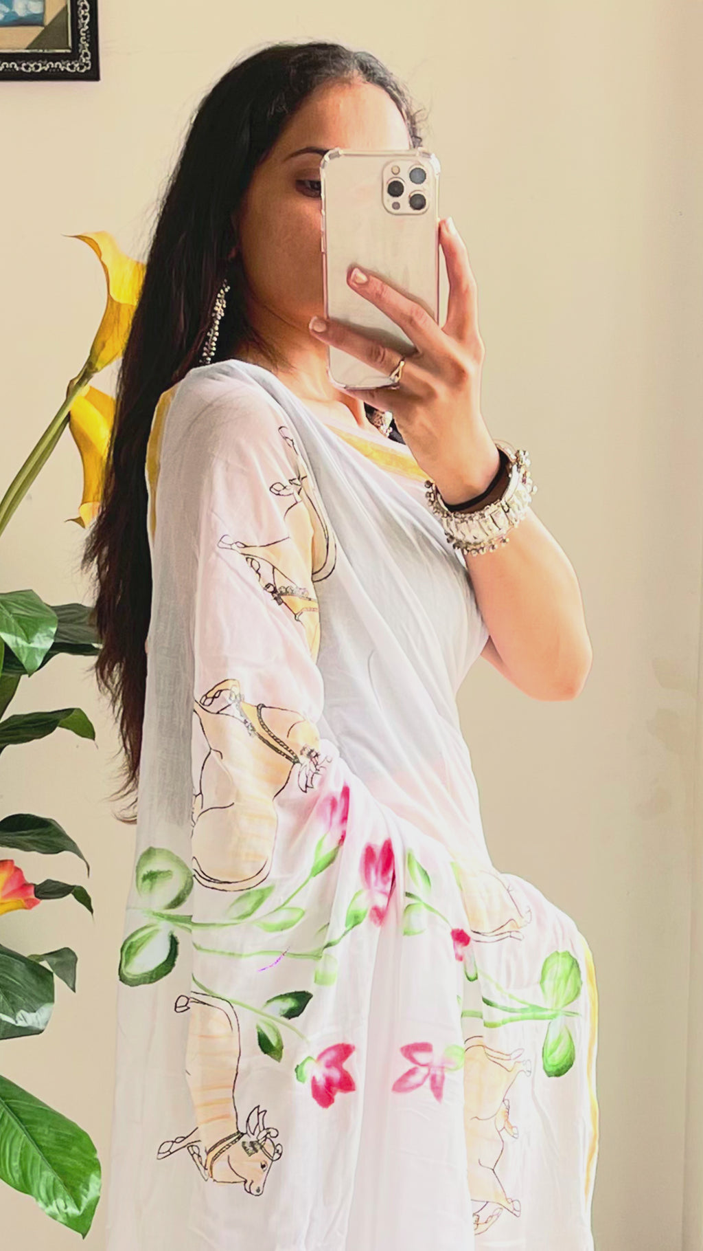 SELFI29 SOFT MASLIN COTTON WITH HEVY ZARI BODAR WHITE SAREE