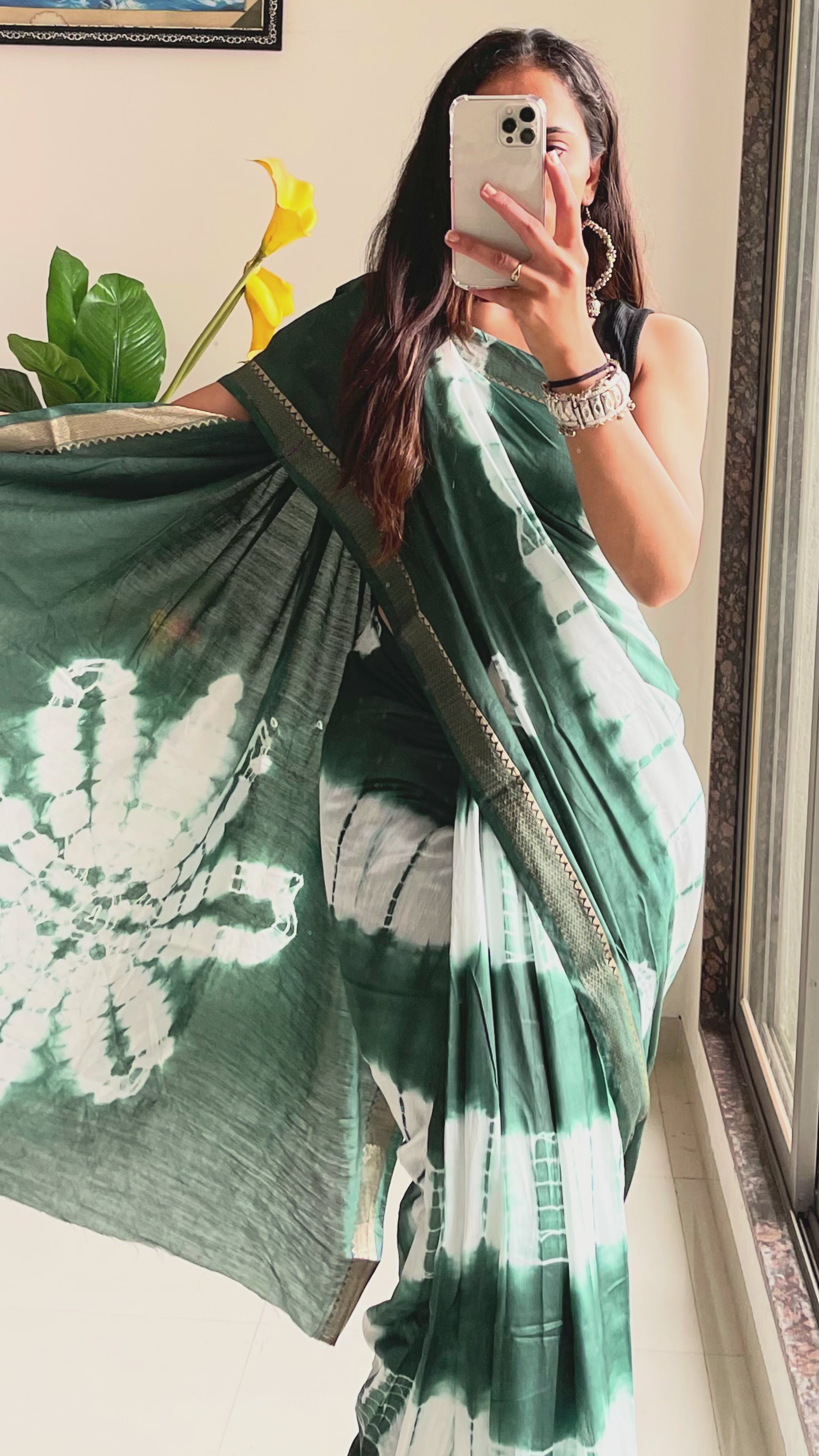 SELFI32 PRIMIUM MASLIN SILK NECHRAL SOFT MATIRYAL JACQUARD BORDER GREEN SAREE